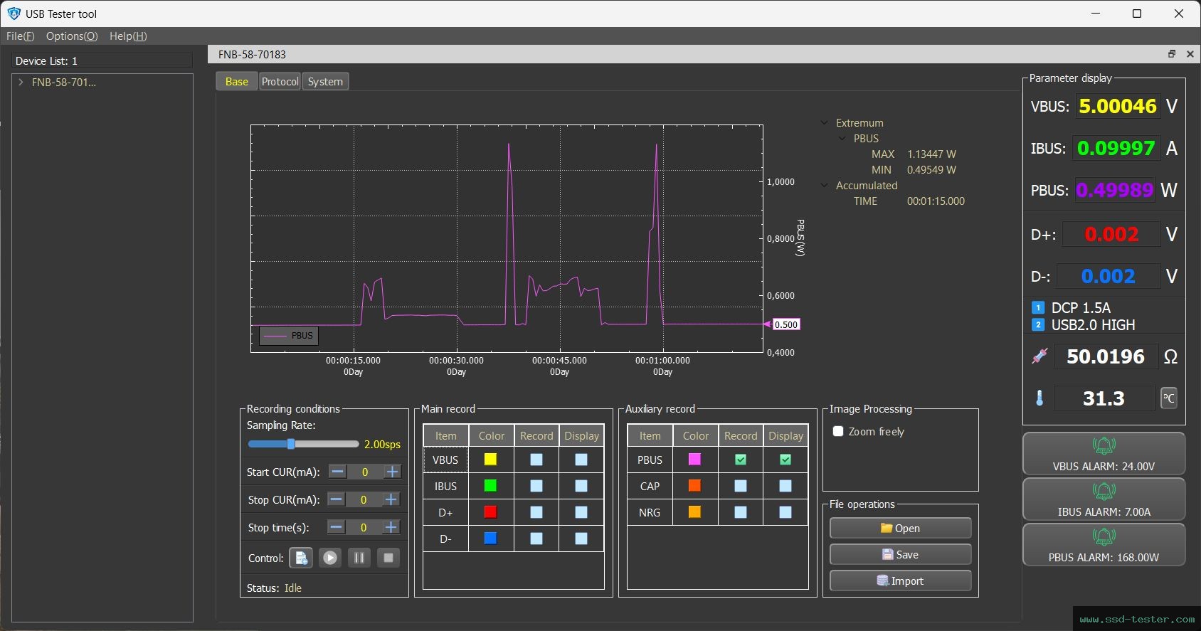 Power consumption TEST: HIKSEMI RAPIDS Pro 256GB