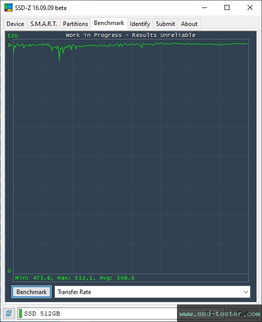 SSD-Z TEST: Netac US5 512GB