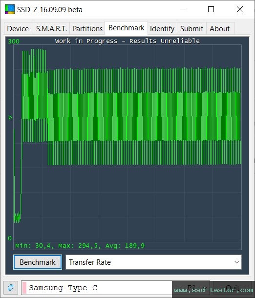 SSD-Z TEST: Samsung DUO Plus 64GB