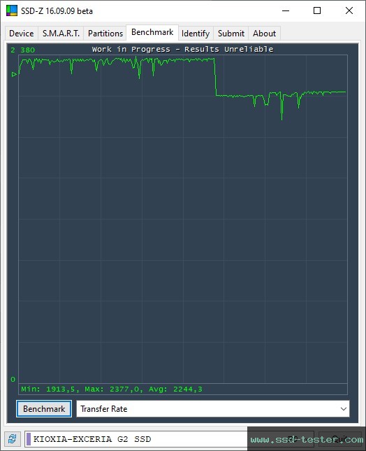 SSD-Z TEST: KIOXIA EXCERIA G2 2TB